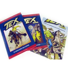 Lote 2 Primeiros Volumes Revista Tex Gold Quadrinhos Livro