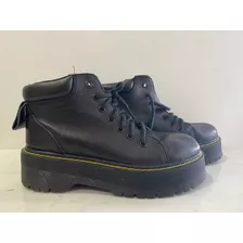 Borcegos De Cuero Con Cordones 47 Street