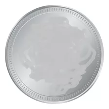 Moneda 20 Dolares Plata Fina 99.99% Muñeco De Nieve Navidad