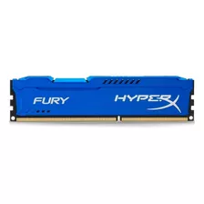 Memoria Ram Fury Ddr3 Gamer Color Azul 8gb 1 Hyperx Hx316c10f/8