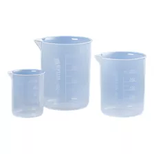 Vaso De Precipitado Beaker Graduado X 100 Ml Plástico