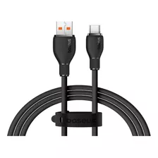 Cable Carga Rapida Baseus Pudding Series 1.2m Usb A Tipo C Color Negro