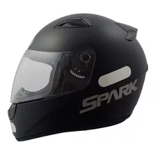 Capacete Moto Fechado Ebf New Spark Esportivo Com Narigueira Tamanho Do Capacete 56 Cor Preto Fosco