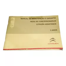 Manual De Manutenção E Garantia Citroën 