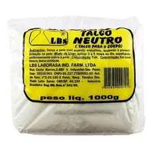 Talco Neutro Para O Corpo 1kg Wxz