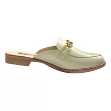 Zapatos Mujer, Zueco Plano, Zueco Mujer, 100% Cuero, Moda