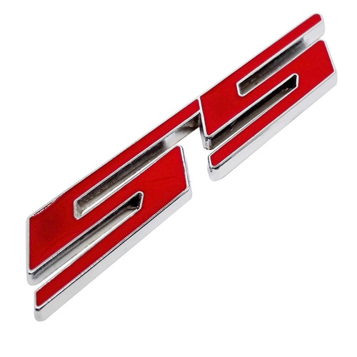 Emblema Ss Rojo Chevrolet Camaro Silverado Spark Foto 2