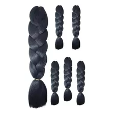 Extensiones De Pelo Sintético Para Trenzas Africanas Negro