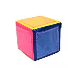 Cubo De Tela Con Bolsitas - Material Didactico