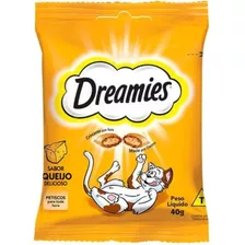 Petisco Dreamies Queijo Para Gatos Adultos 40g