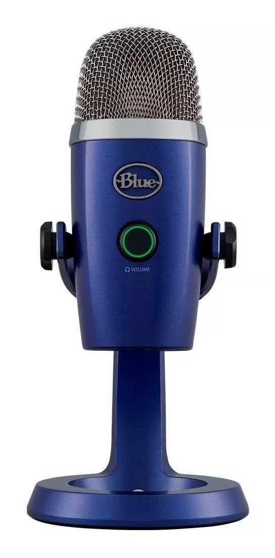 Microfone Blue Yeti Nano Condensador  Omnidirecional E Cardióide Vivid Blue