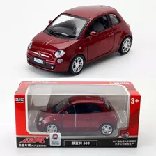 Fiat 500 Miniatura Escala 1:32 Metal Colección