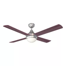 Ventilador De Techo 4 Palas Madera 120cm 5vel Plafón Liliana