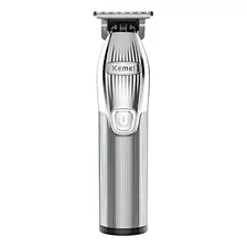 Maquina De Cortar Cabelo Bivolt Profissional Kemei I32 Cor Cinza-claro 110v/220v