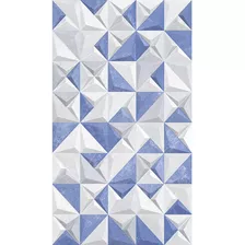 Ceramica Revestimiento Pared Azul/gris 34x60 Space 