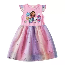 Vestido Gabby Dollhouse Para Niña Regalo Cumpleaños