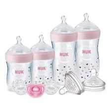 Set De Teteros Biberones Y Chupas Bebes Nuk Simply Natural