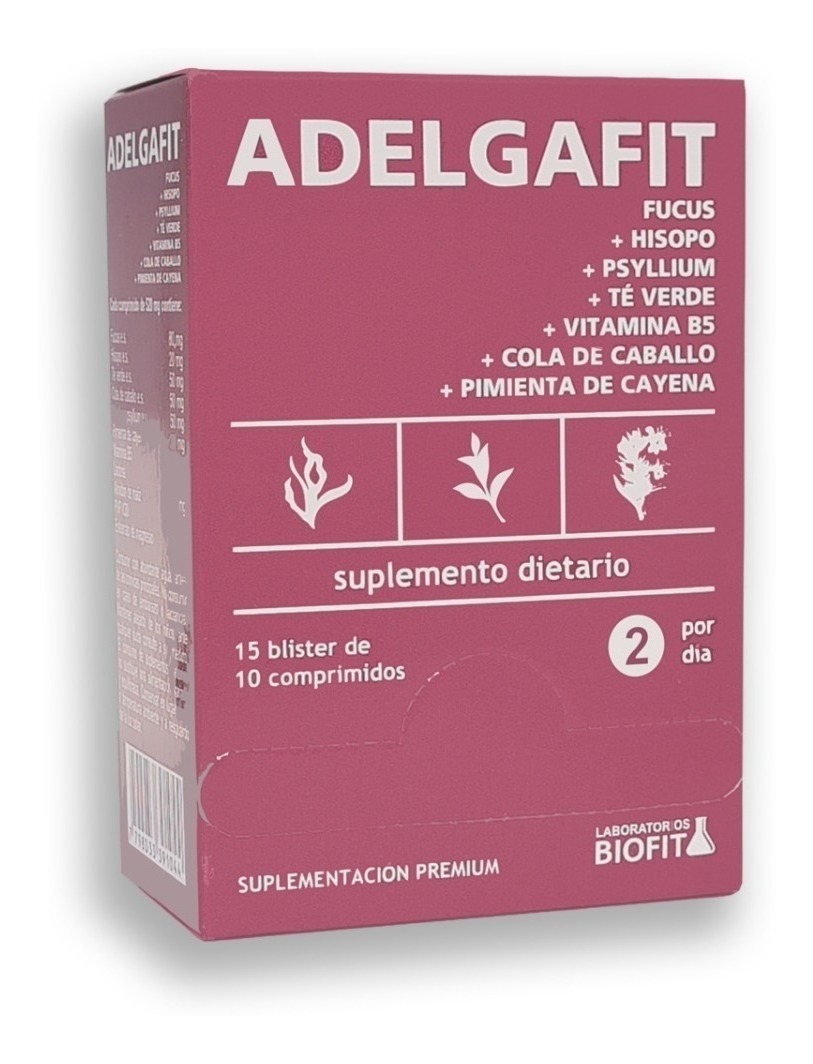 Adelgafit, Con Psyllium, Té Verde 150 Comprimidos Biofit 