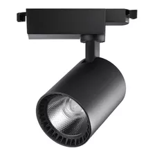 Luminária Spot De Trilho 18w 3000k/ 4000k Preto Bivolt