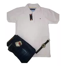 Playera Polo Para Caballero Blanca