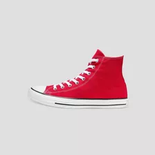 Tenis Para Hombre Converse All Star Chuck Taylor Classic High Top Color Rojo - Adulto 23.5 Mx