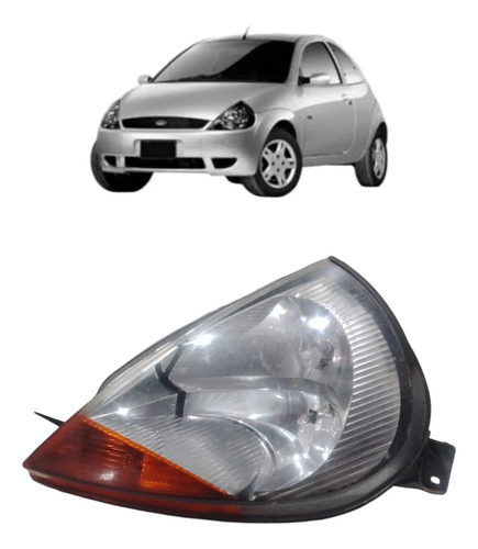 Farol Ford Ka 1.0 1997 1998 1999 2000 01 02 A 2003 Esquerdo