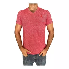 Playera Cuello V Hombre Manga Corta Varios Colores Jaspe 127