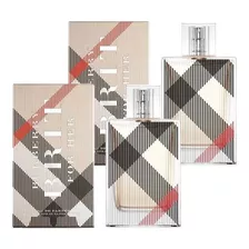 Paquete Burberry Brit For Her 100ml Dama Original 2 Pzas