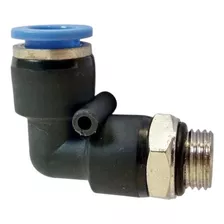 Conexão Pneumática Cotovelo Rosca 1/4 Bsp Tubo 10mm - 10 Pçs