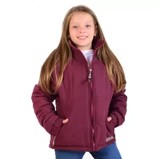 Campera Niños De Gross Impermeable Con Polar Abrigo Capucha