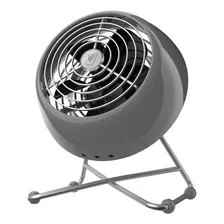 Ventilador De Escritorio Vfan Diseño Clasico Gris Oscuro