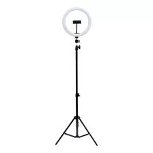 Ring Light Led Iluminador 26cm 10 Polegadas 2,1m Tripé 210cm