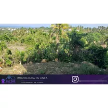  Solar Con Vista Al Mar De 700 Metros A 3800 Pesos X Metro (negociable) En Nagua Mts