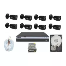 Kit 8 Câmeras Vhd 1220b G6 Black Full Hd-mhdx 3108 Intelbras