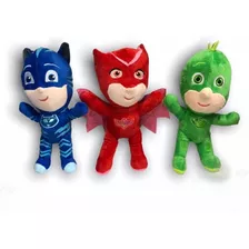 Pack 3 Peluches Heroes En Pijama (pjamasks)