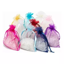 Lote De 100 Bolsa De Regalo De Organza 10*15 Cm