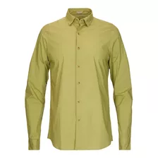 Camisa M/l Rockford Trento Verde Hombre