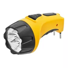 Linterna De Mano Blister Amarilla 7 Leds Recargable 