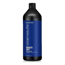 Brass Off Matrix Shampoo Matizador Azul 1 Litro