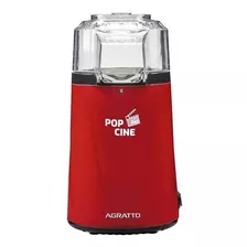 Pipoqueira Elétrica Sem Óleo Agratto Vermelho 1200w 220v