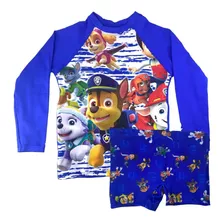 Conjunto Infantil Personagens Proteção Solar Uv50 - Menino