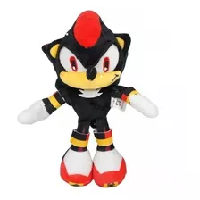 Peluche Shadow De Sonic 24cm Importado De Asia