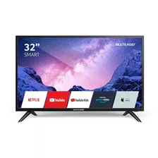 Smart Tv Multilaser 32 Hd Lcd Wifi Hdmi Conversor Digital