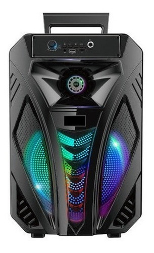 Parlante Portátil De Alta Potencia Inalámbrico Bluetooth Negro