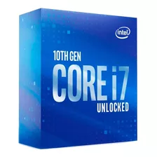 Processador Gamer Intel Core I7-10700k Bx8070110700k De 8 Núcleos E 5.1ghz De Frequência Com Gráfica Integrada