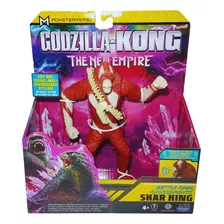 Brinquedo Boneco Skar King Godzilla X Kong 18cm Com Som