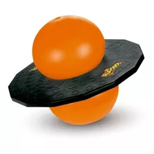 Brinquedo Clássico Pogobol Preto E Laranja Estrela