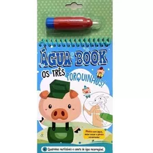 Livro Para Colorir Infantil Água Book Três Porquinhos