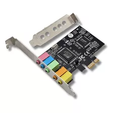 Placa Audio Pcie Sonido 4.1 Canales Amitosai Mts-pcie3d4ch Con Adaptador Low Profile