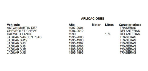 Balatas Delanteras Daewoo Lanos 1.5l 1999 Grc Foto 4